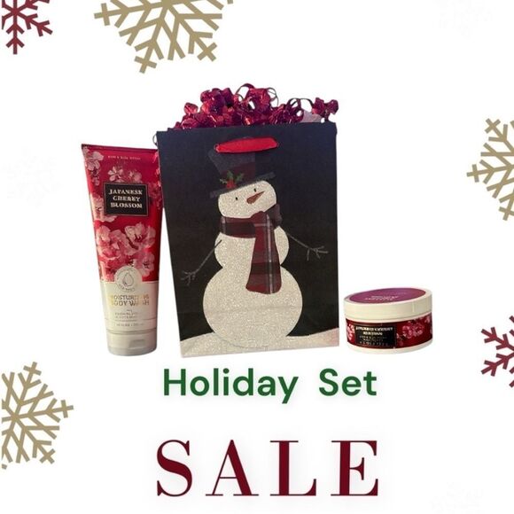 Bath & Body Works Holiday Gift Set Japanese Cherry Blossom - Picture 3 of 3